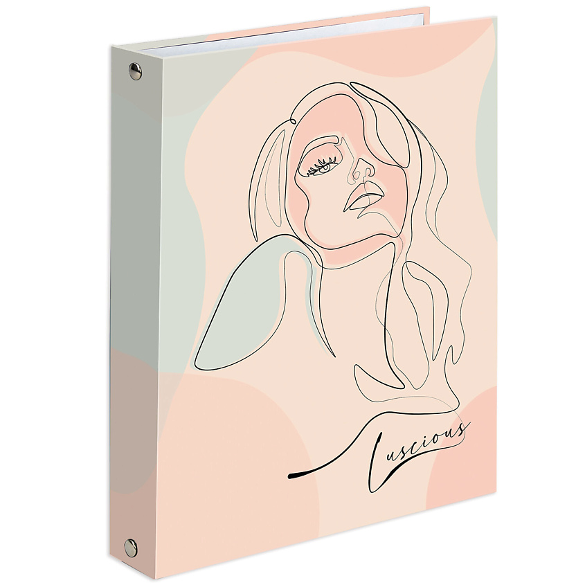 Изображение товара BRAUBERG Тетрадь на кольцах 120 листов Эскиз девушки, Мультицвет