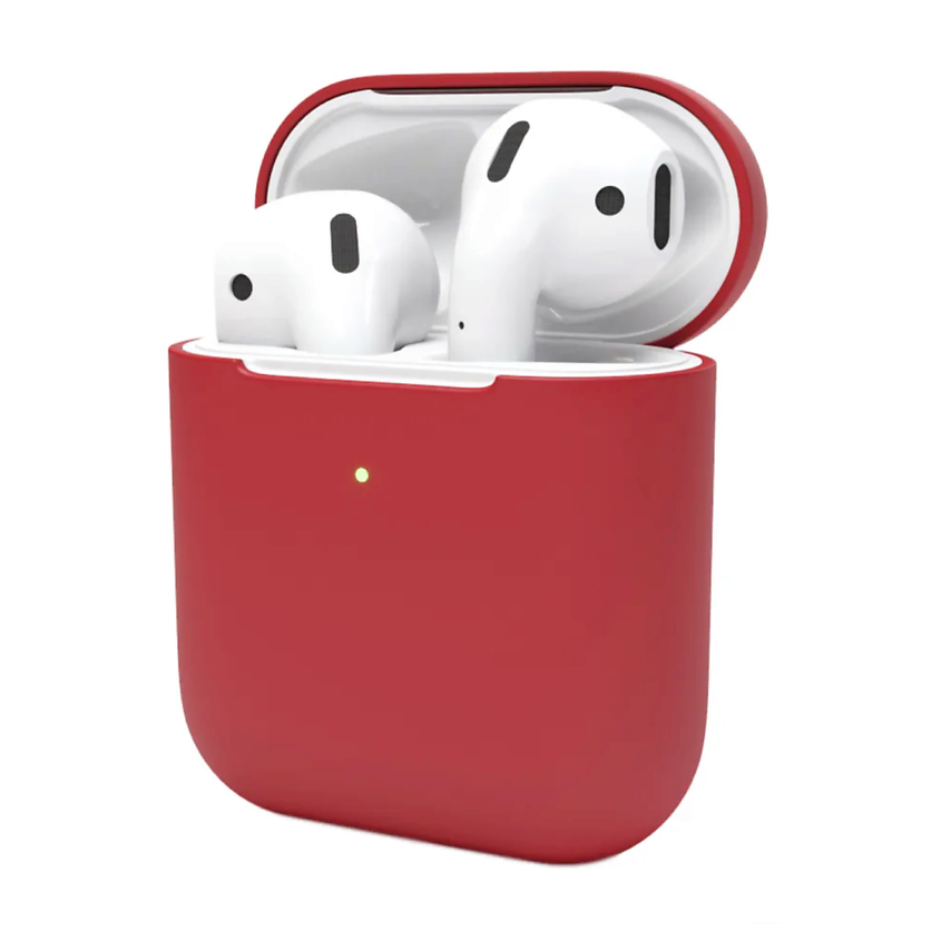 Изображение товара SSY Чехол для беспроводных наушников Apple AirPods 2, 1, Красный