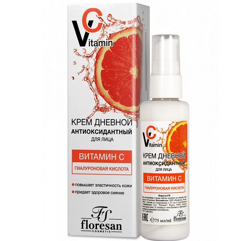 Изображение товара FLORESAN Kрем для лица дневной, 75 мл