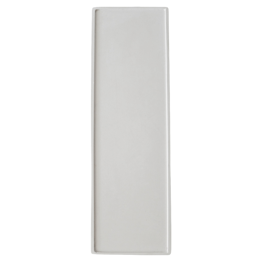 Изображение товара ROKKYHOME Поднос декоративный прямоугольный, Цвет: белый.