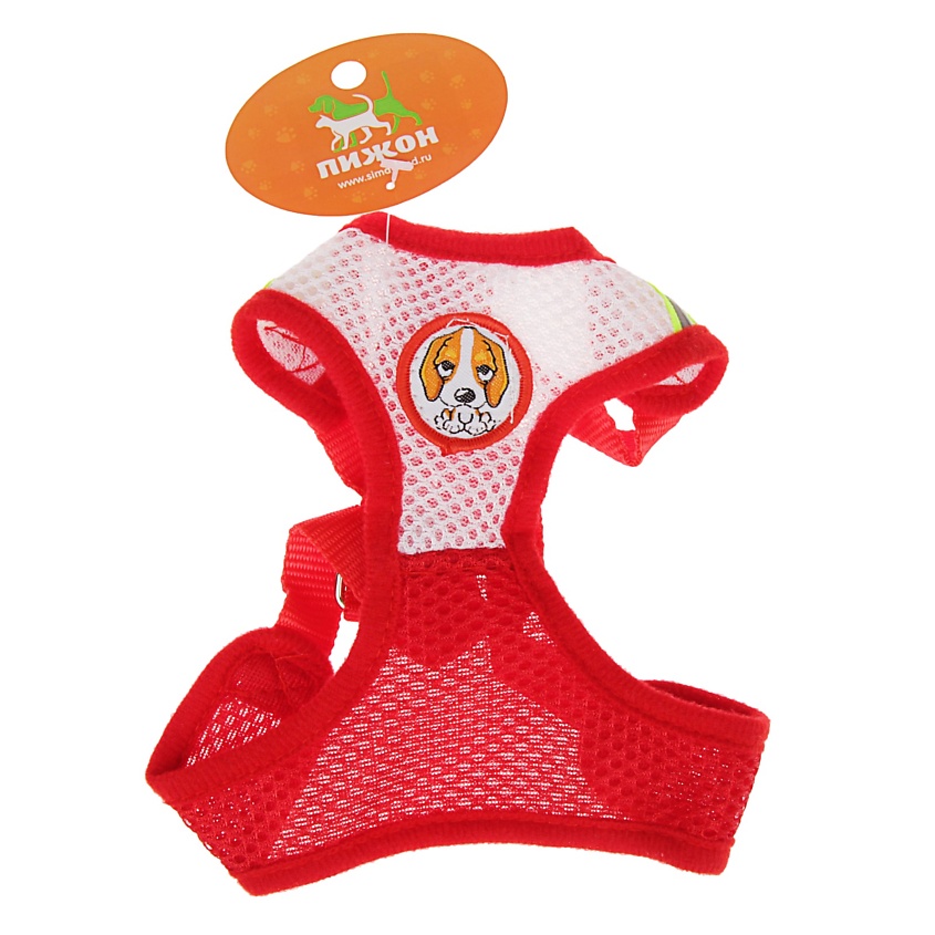 Изображение товара ПИЖОН Шлейка регулируемая дышащая светоотражающая размер L для собак