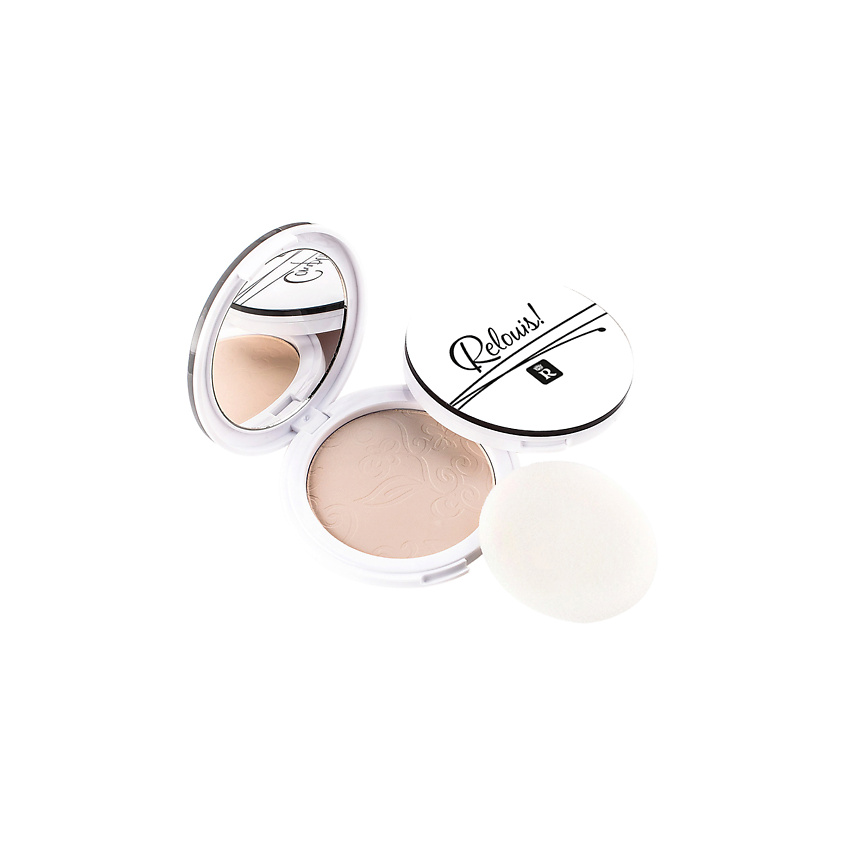Изображение товара RELOUIS Пудра компактная матирующая, тон 04 натуральный беж
