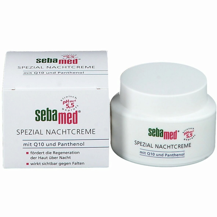 Изображение товара SEBAMED Ночной антивозрастной крем с коэнзимом Q10 Special Nighcream, 75 мл