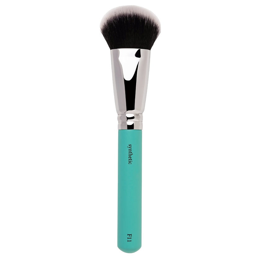 Изображение товара KLEPACH.PRO Кисть для макияжа лица F11 Бирюзовая профессиональная