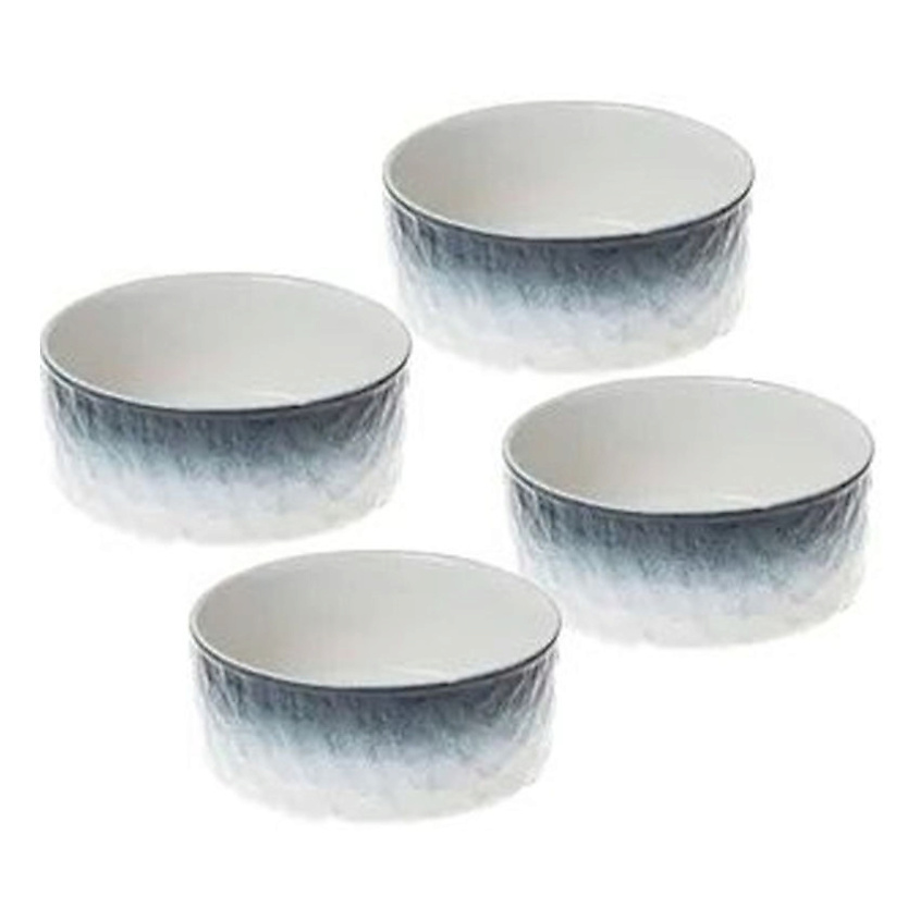 Изображение товара Набор пиал HOMIUM Every Day из 4 керамических салатников голубого цвета