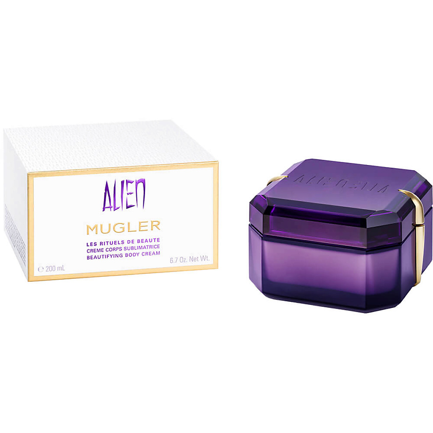 Изображение товара Парфюмированный крем для тела Alien Mugler 200 мл - увлажнение и аромат