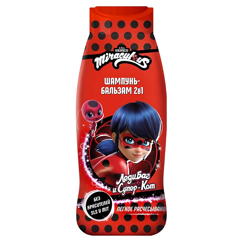 Изображение товара MIRACULOUS Шампунь-бальзам детский 2в1 Чудесная Леди Баг, 400 мл