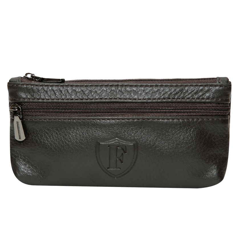 Изображение товара Ключница из натуральной кожи FORTE с двумя молниями для ключей