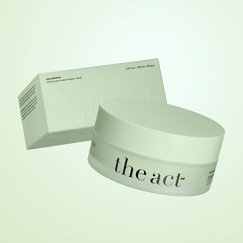 Изображение товара THE ACT Патчи для глаз тканевые, 80 шт.