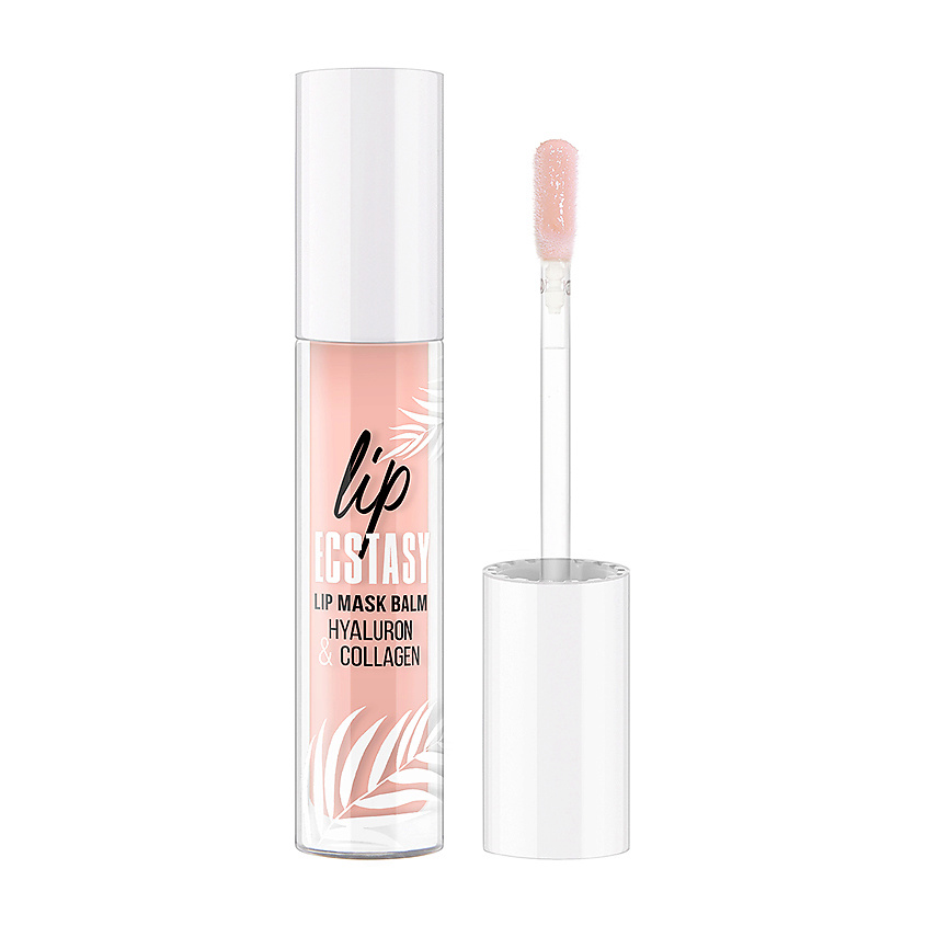 Изображение товара LUXVISAGE Маска-бальзам для губ LIP ECSTASY Hyaluron & collagen, тон 602 Peach