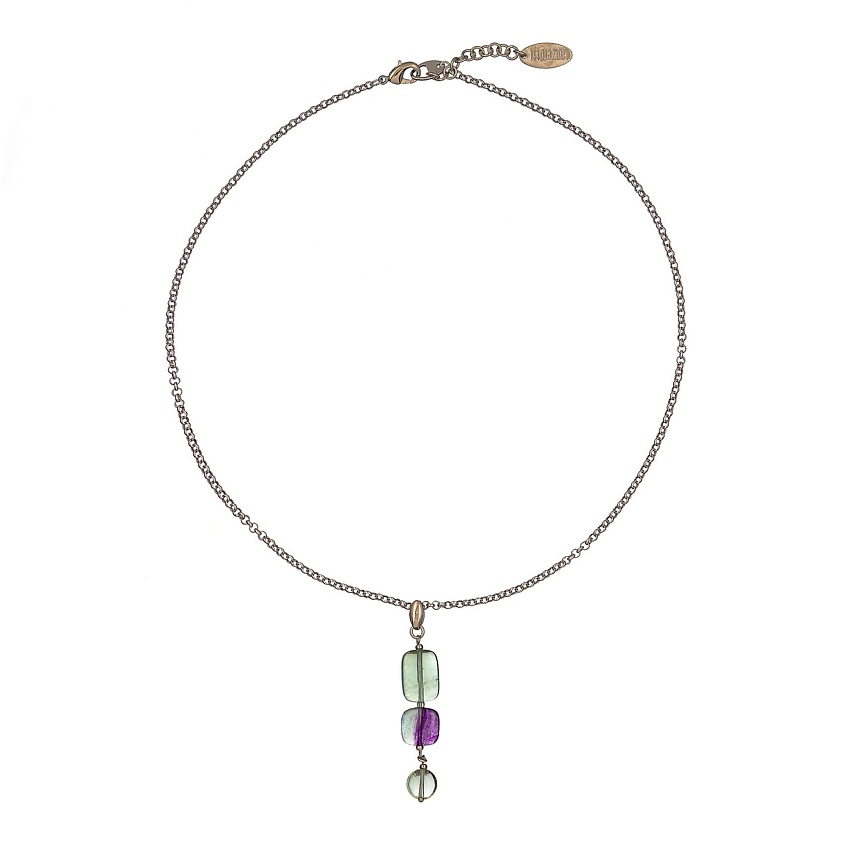 Изображение товара LANZEROTTI Колье Ispirazione, флюорит, цвет: Зеленый, размер: 50