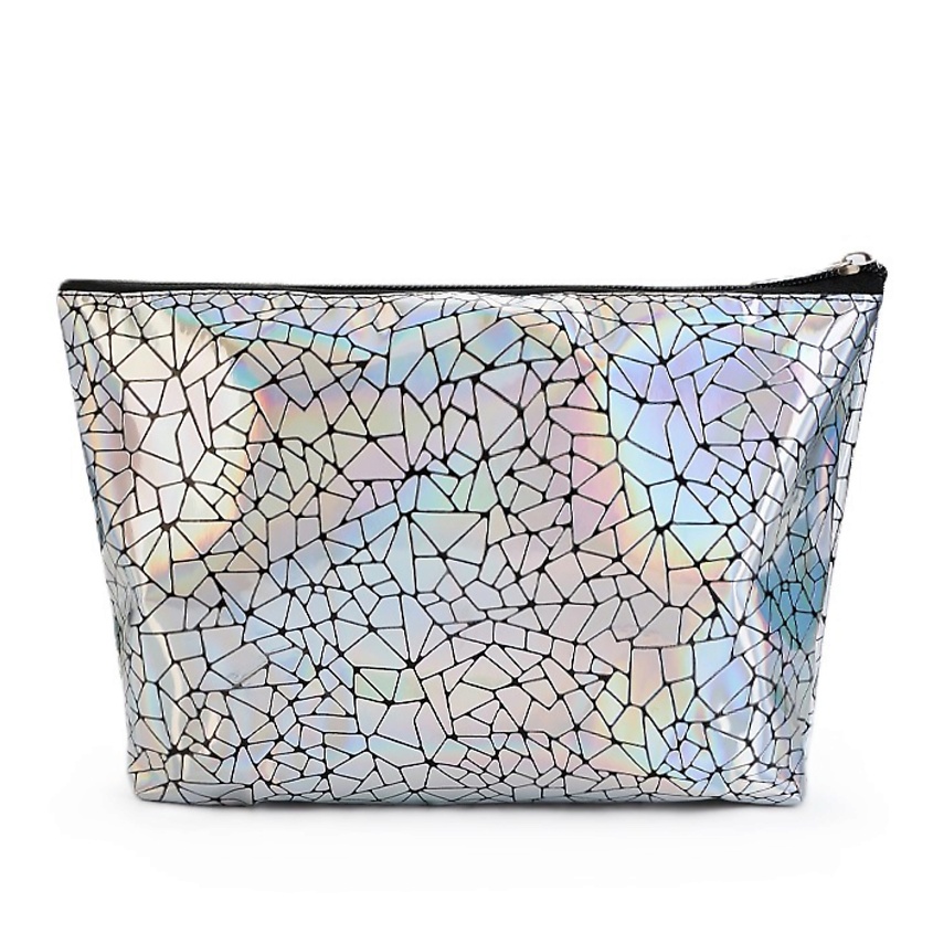 Изображение товара Большая косметичка KOSMOSHTUCHKI НЕОН Трапеция из полиуретана для повседневного использования