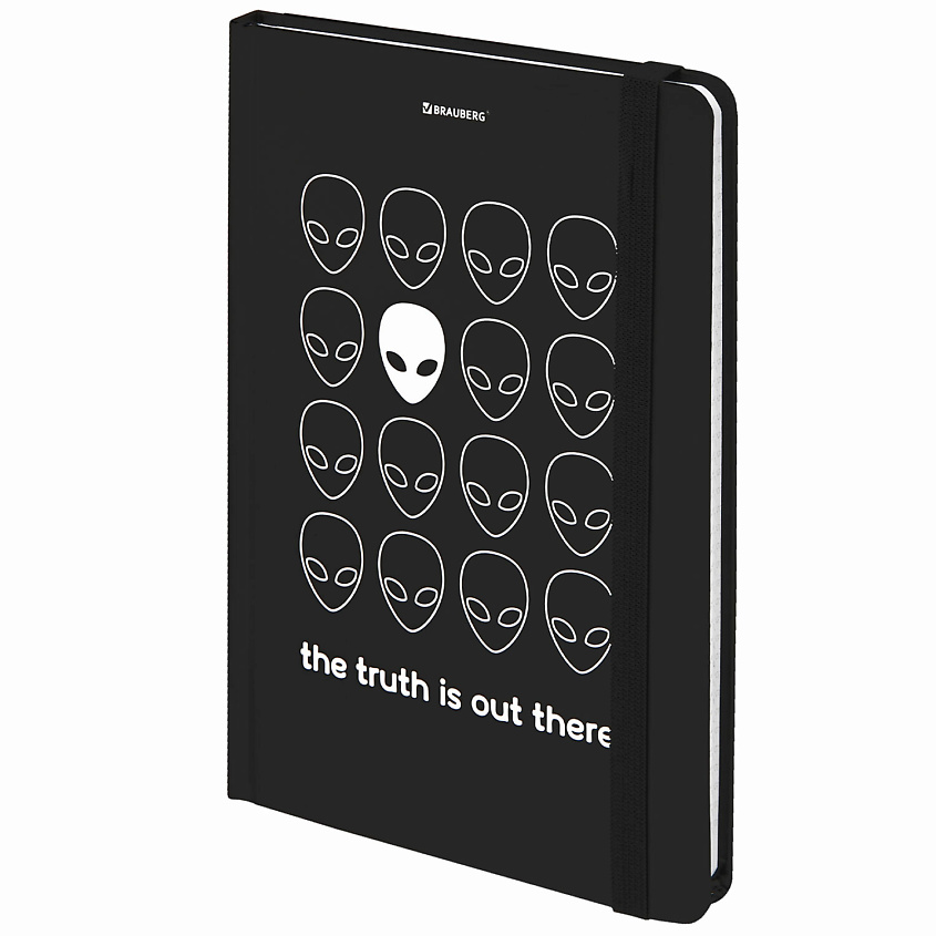 Изображение товара BRAUBERG Блокнот с резинкой А5 Aliens, Мультицвет