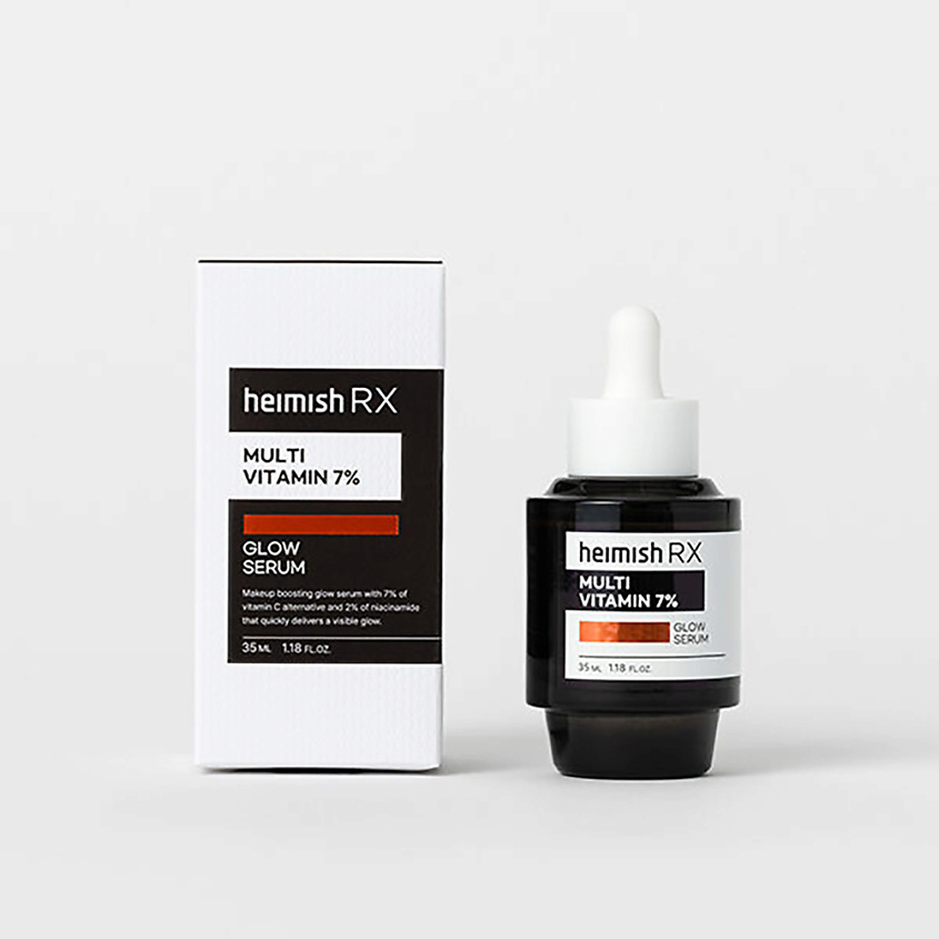 Изображение товара HEIMISH RX Multi Vitamin 7% Glow Serum Мультивитаминная сыворотка для сияния кожи, 35 мл.