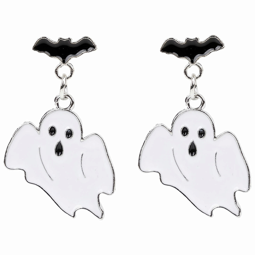 Изображение товара LUKKY Серьги-гвоздики с подвесками Добрые приведения, 1 шт