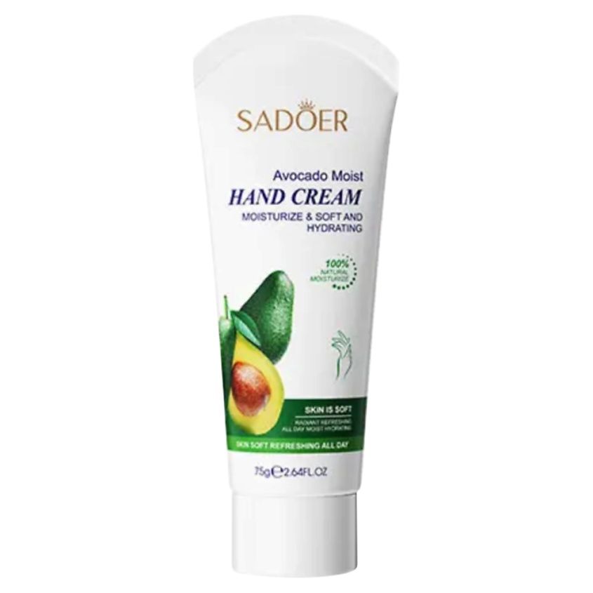 Изображение товара SADOER Крем для рук смягчающий и увлажняющий с авокадо, 75 гр