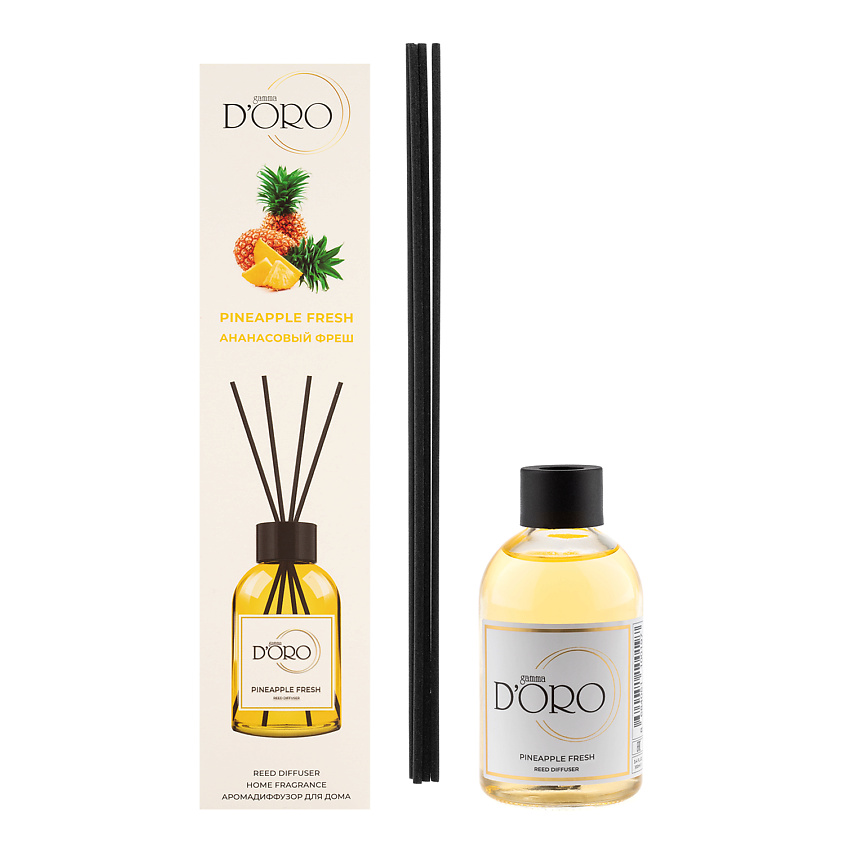 Изображение товара GAMMA D'ORO Диффузор для дома Ананасовый фреш 100 мл