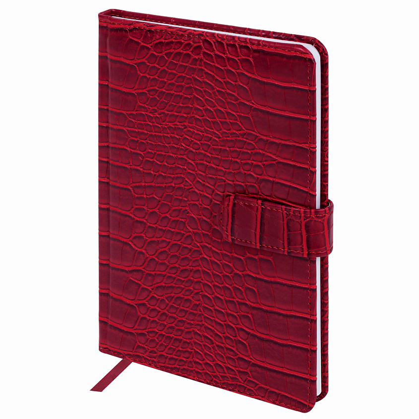 Изображение товара Еженедельник BRAUBERG А5 Party красный с магнитной застежкой и крокодиловой текстурой