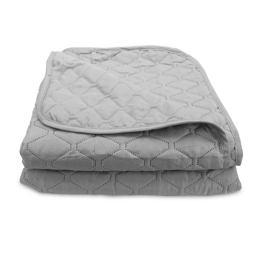Изображение товара Покрывало ND HOME серое 200x220 см ультрастеп практичное и стильное