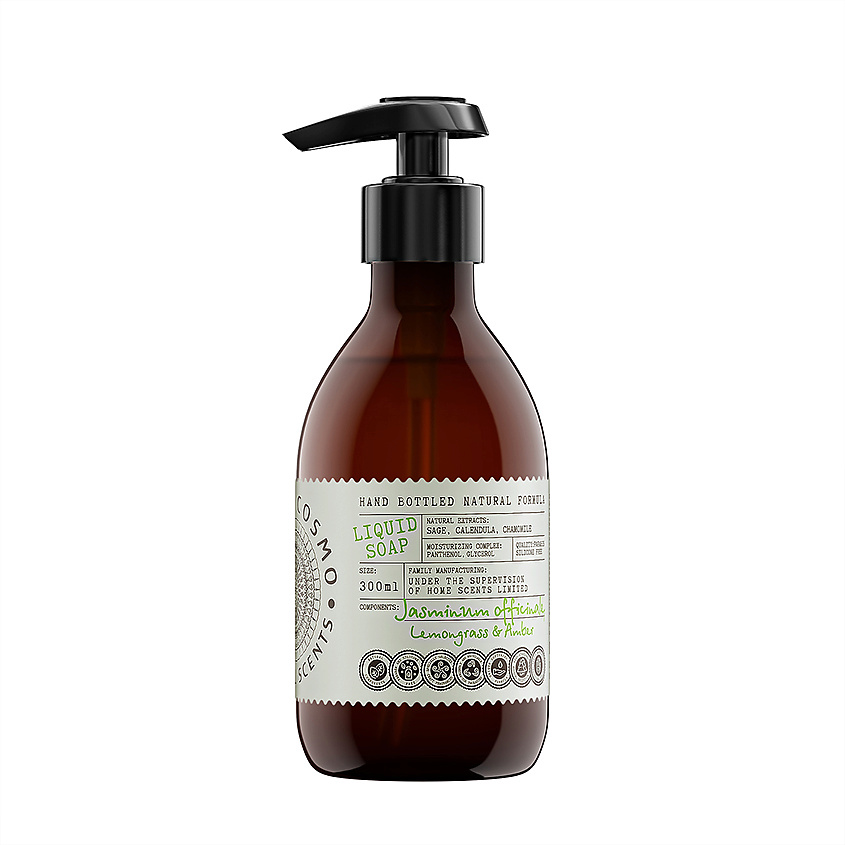 Изображение товара ETERIA COSMO Жидкое мыло для рук Жасмин лемонграсс и амбра, 300 мл