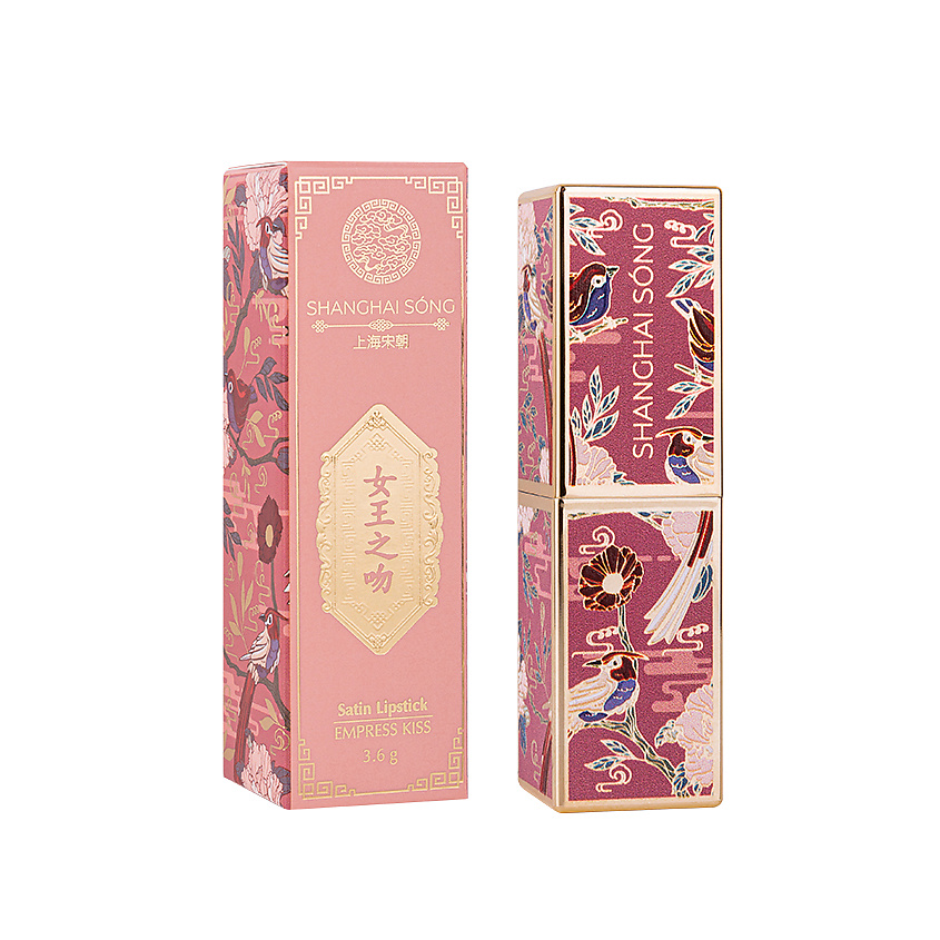 Изображение товара SHANGHAI SONG Сатиновая помада Empress Kiss, № 002 Legacy, 3.6 г