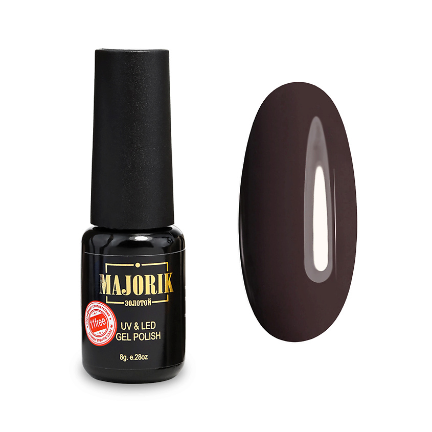 Изображение товара MAJORIK Гель-лак для ногтей, №049 Коричневый