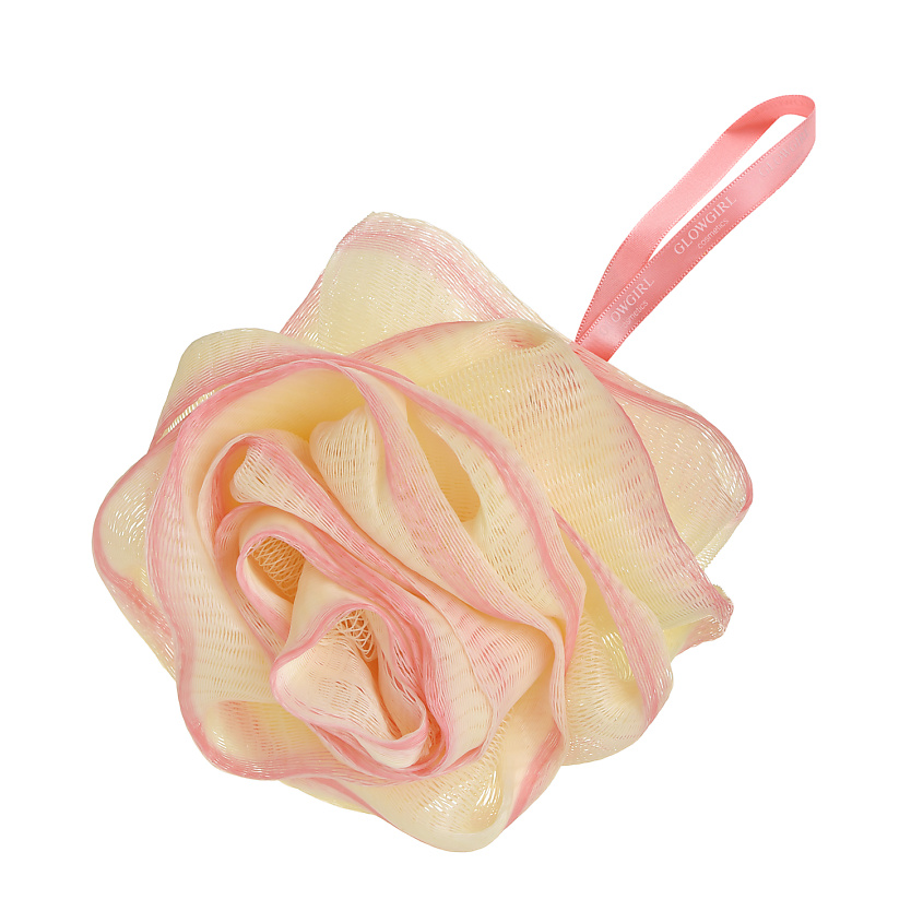 Изображение товара GLOWGIRL Мочалка для тела «Роза», 1 шт.