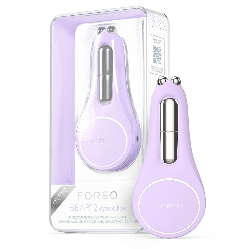 Изображение товара FOREO Bear™ 2 умные тонизирующие микротоки для глаз и губ, Сиреневый