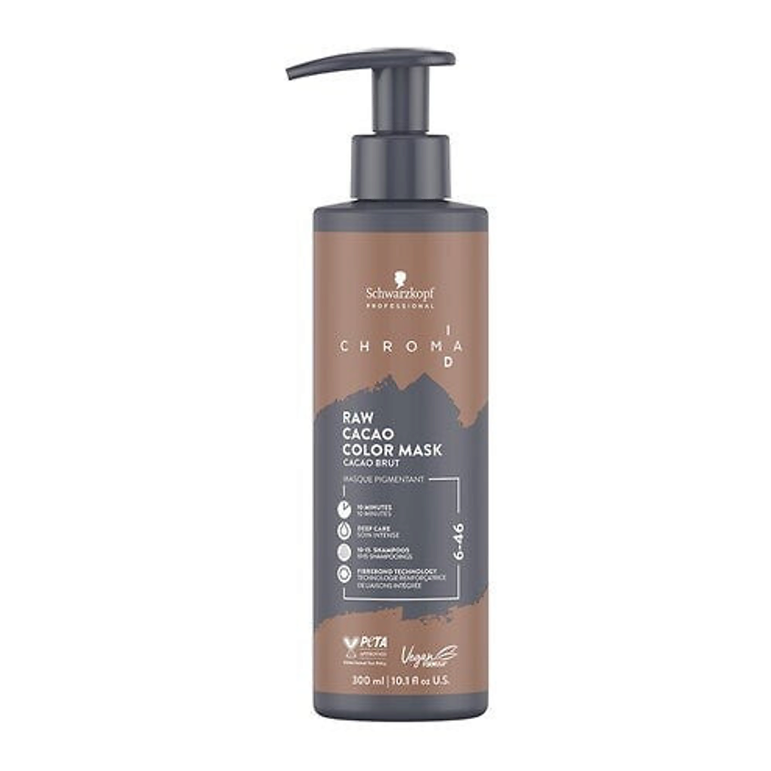Изображение товара SCHWARZKOPF PROFESSIONAL Тонирующая бондинг-маска Chroma ID Color Mask, 6-46 Raw Cacao 300мл