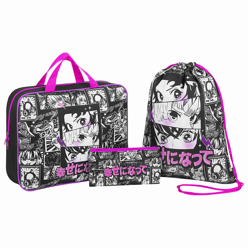 Изображение товара Набор для школы BRAUBERG Anime movie 3 предмета в комплекте для детей дошкольного и младшего школьн