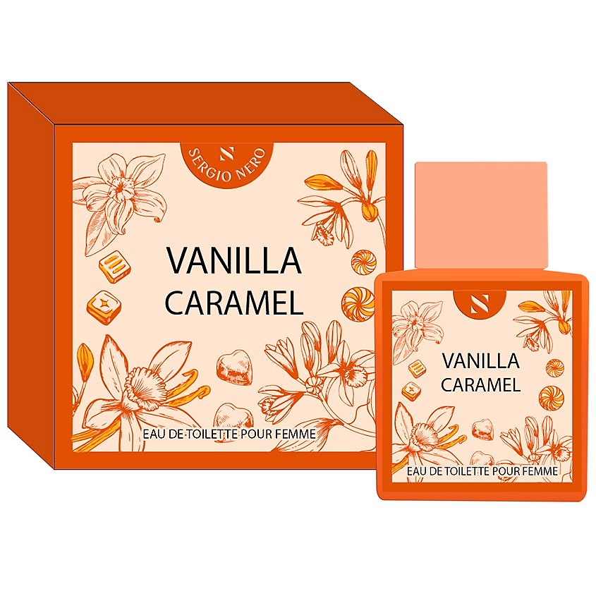 Изображение товара Туалетная вода VANILLA Ванильная Карамель 50 мл женский аромат гурманский фруктовый