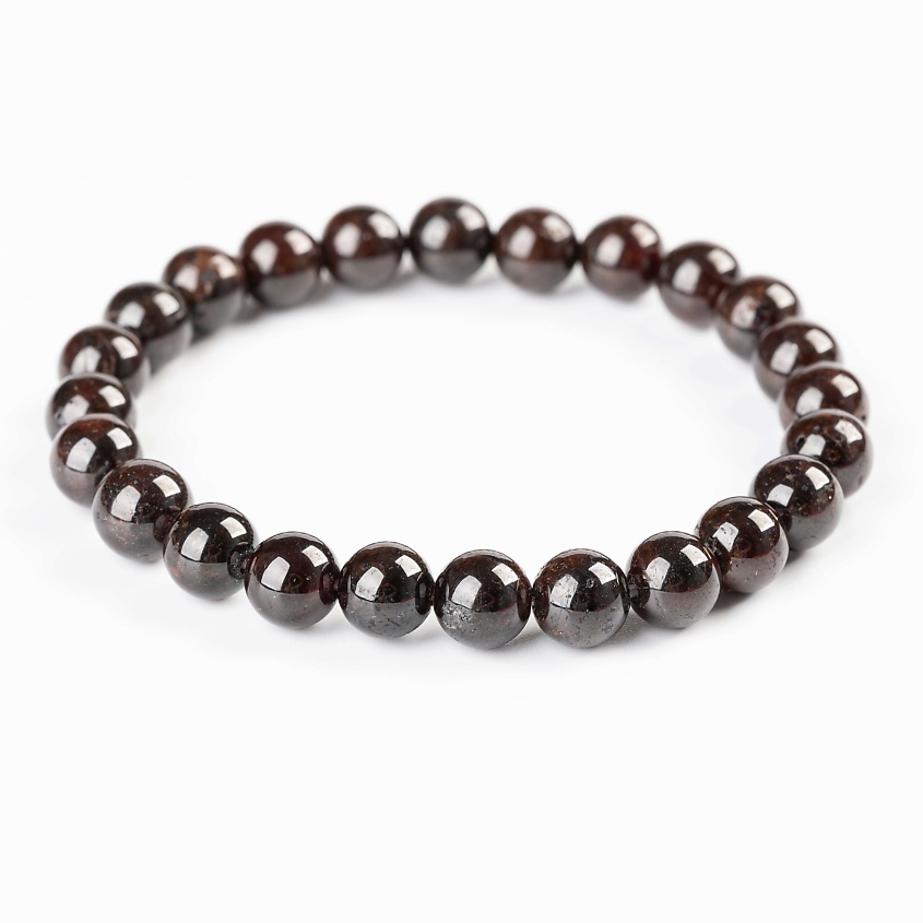 Изображение товара Гранатовый браслет AGAT-ILONA женский из натуральных камней 17 см