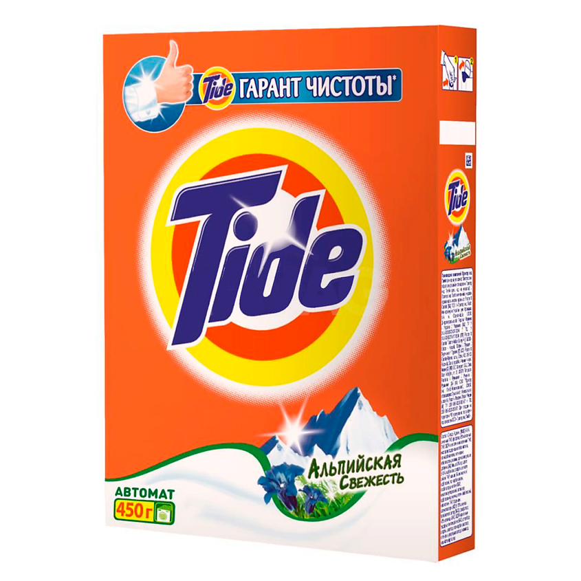 Изображение товара TIDE Стиральный порошок автомат Альпийская Свежесть - 450 г