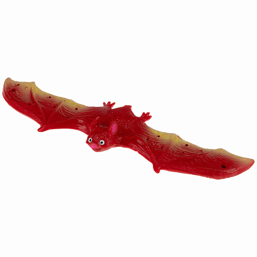 Изображение товара 1TOY Flexi Wings 2 в 1 Супертянучка + Слэп-браслет Летучая мышь, Красный