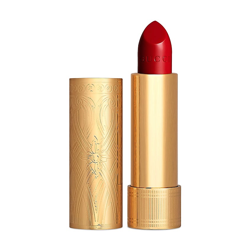 Изображение товара Губная помада Gucci Satin 25 Goldie Red для женщин, 3,5 г роскошный дизайн