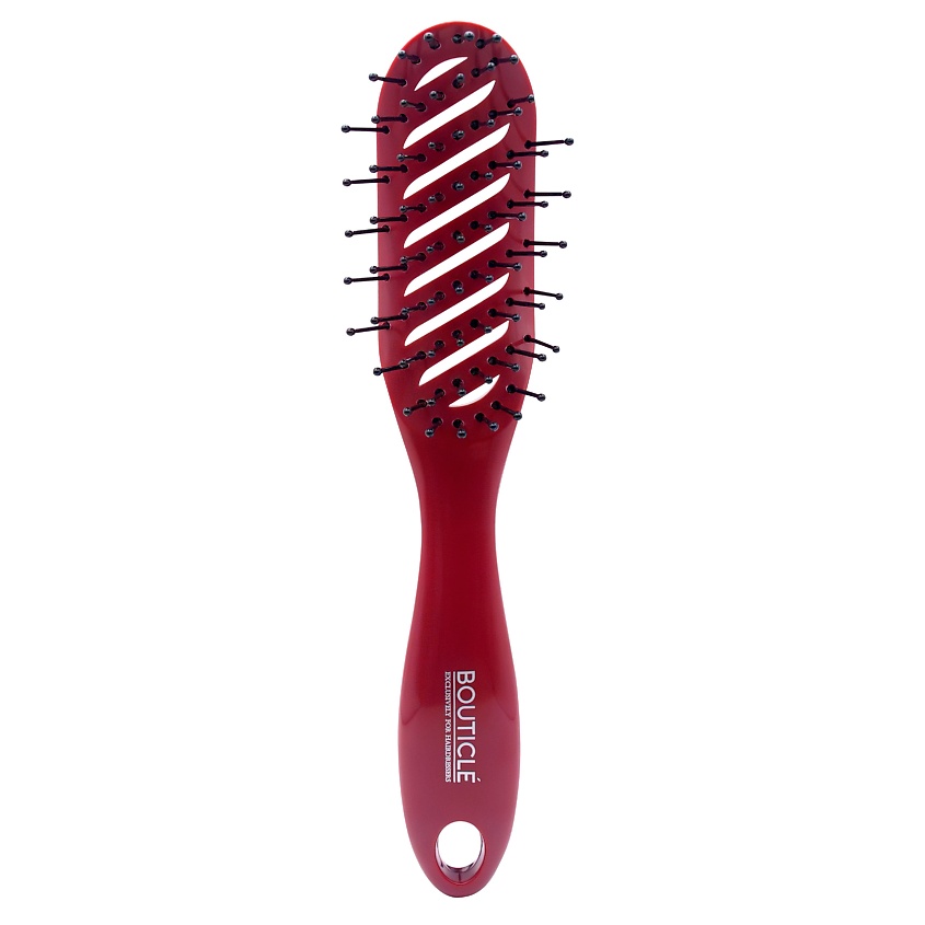 Изображение товара BOUTICLE Щетка продувная профессиональная для укладки волос - Tunnel hair brush, Бордовый