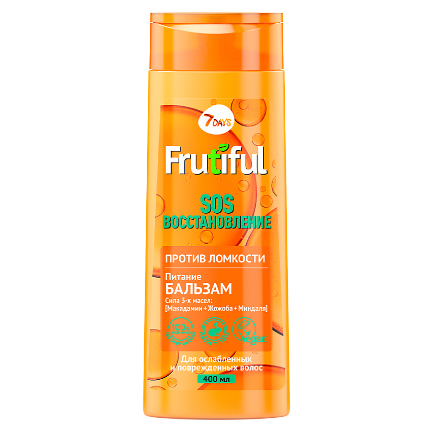 Изображение товара Бальзам для волос SOS Восстановление 400 мл 7DAYS FRUTIFUL