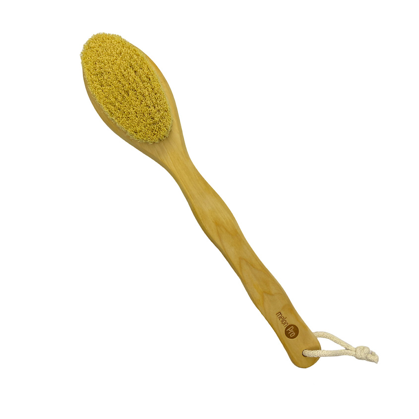 Изображение товара MELONPRO Массажная щетка с массажером (Средней жесткости), Бежевый