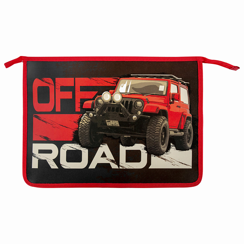 Изображение товара ЮНЛАНДИЯ Папка для тетрадей Offroad, 1 отделение