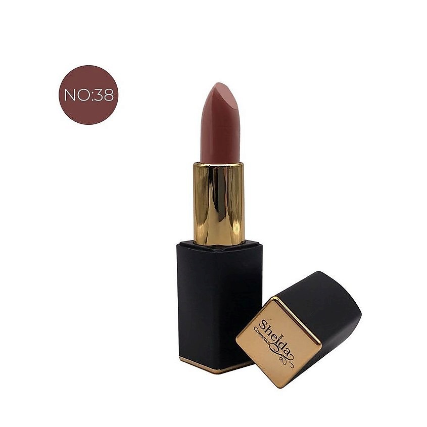 Изображение товара SHEIDA Увлажняющая помада для губ, коричневый ,какао, насыщенный коричневый,терракота