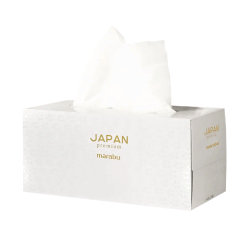 Изображение товара MARABU Салфетки бумажные PREMIUM белые с цветами, 220 шт