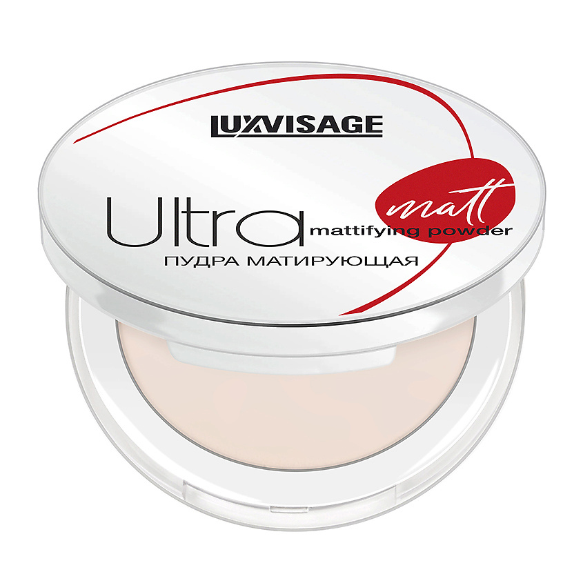 Изображение товара LUXVISAGE Пудра компактная для лица ULTRA MATT, Тон 103 rose beige