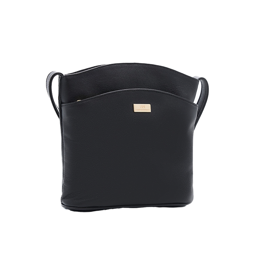 Изображение товара Женская кожаная кросс-боди сумка FRANCHESCO MARISCOTTI 230x230x80 мм