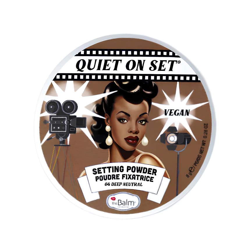 Изображение товара THEBALM Пудра для лица Quiet on set, 04 Deep Neutral, 8 г