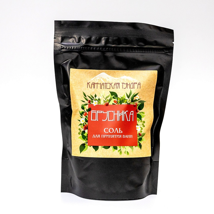 Изображение товара Соль для ванн Камчатская тундра брусника 250 гр натуральное косметическое средство