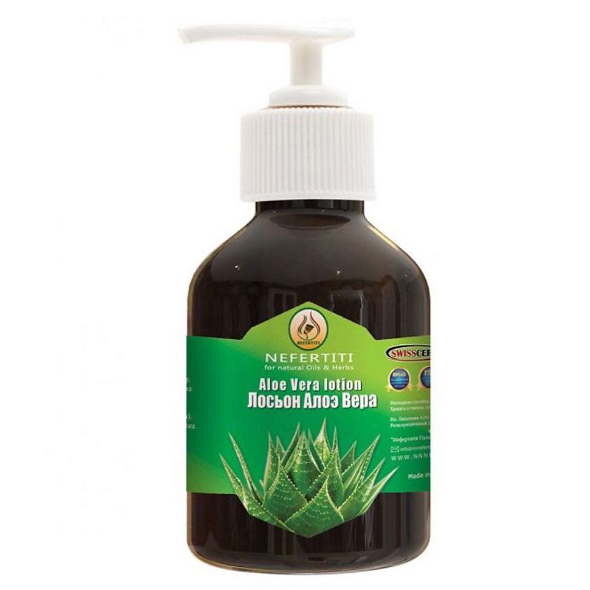 Изображение товара NEFERTITI FOR NATURAL OILS AND HERBS Лосьон Гель Масло алоэ вера, 125 мл