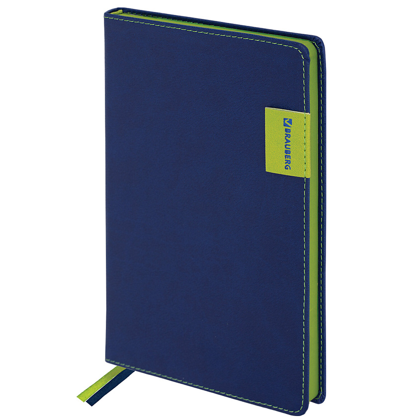 Изображение товара BRAUBERG Ежедневник недатированный А5 AIM, Синий