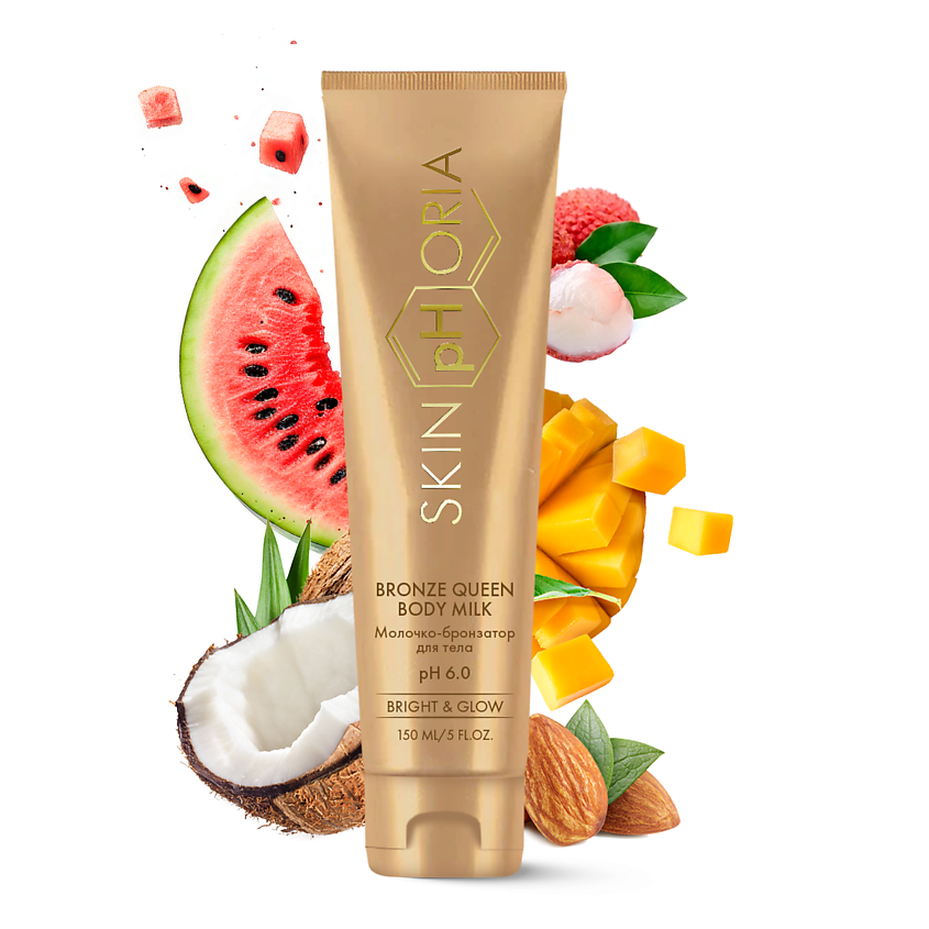 Изображение товара SKINPHORIA Молочко-бронзатор для тела Bronze Queen Body Milk, 150 мл