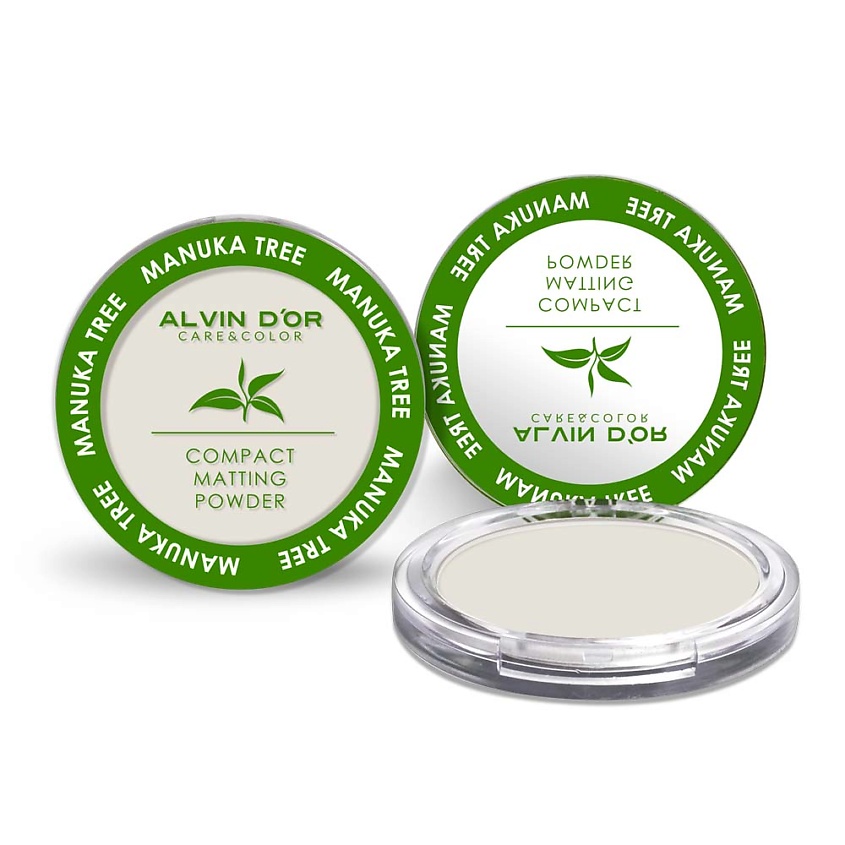 Изображение товара ALVIN D’OR Пудра компактная Manuka Tree, 00 Transparent