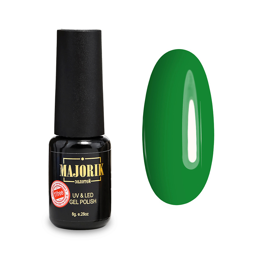 Изображение товара Гель-лак для ногтей Kapsula №67 Хаки от Majorik 7 мл стойкое покрытие UV LED